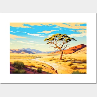 Scenery Panoramic Desert Landscape Nature Posters and Art